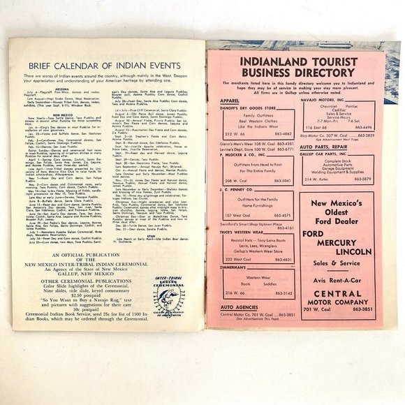 1960s US Indian Land Magazine Inter-Tribal Indian Ceremonial Gallup New Mexico - Picture 2 of 4